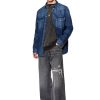 Herren Diesel Hemden | D-Ocean-S Schwarz/Blau