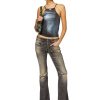 Damen Diesel T-Shirts Und Tops | T-Wami Schwarz/Blau