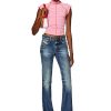 Damen Diesel T-Shirts Und Tops | T-Ribelle Rosa