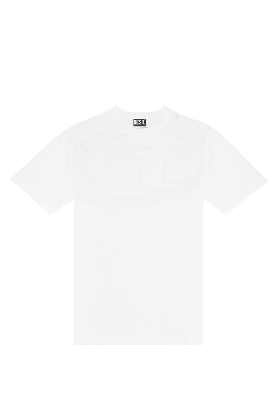 Herren Diesel T-Shirts | T-Boggy-Megoval Weis