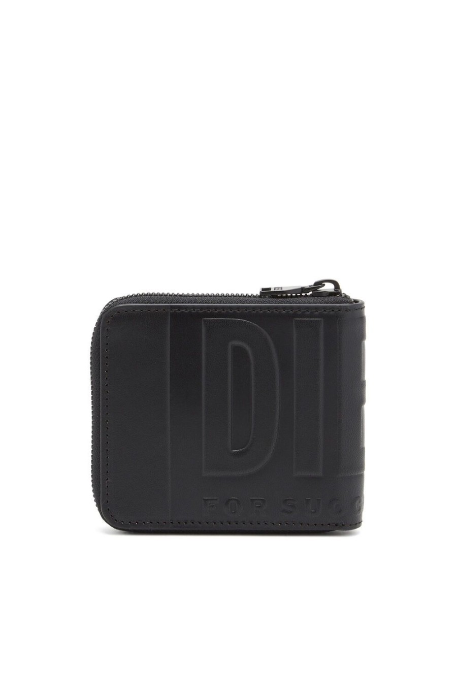 Herren Diesel Geldbeutel | Dsl 3D Bi-Fold Coin Zip Xs Schwarz