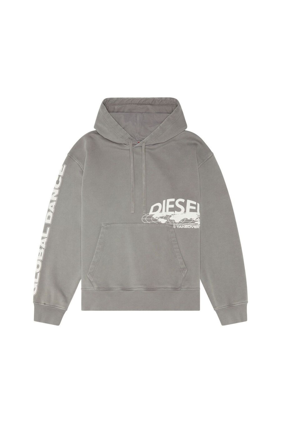 Herren Diesel Sweatshirts | S-Macs-Hood-L1 Grau