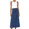 Damen Diesel Rocke | De-Albus-L A-Line Long Skirt Dunkelblau