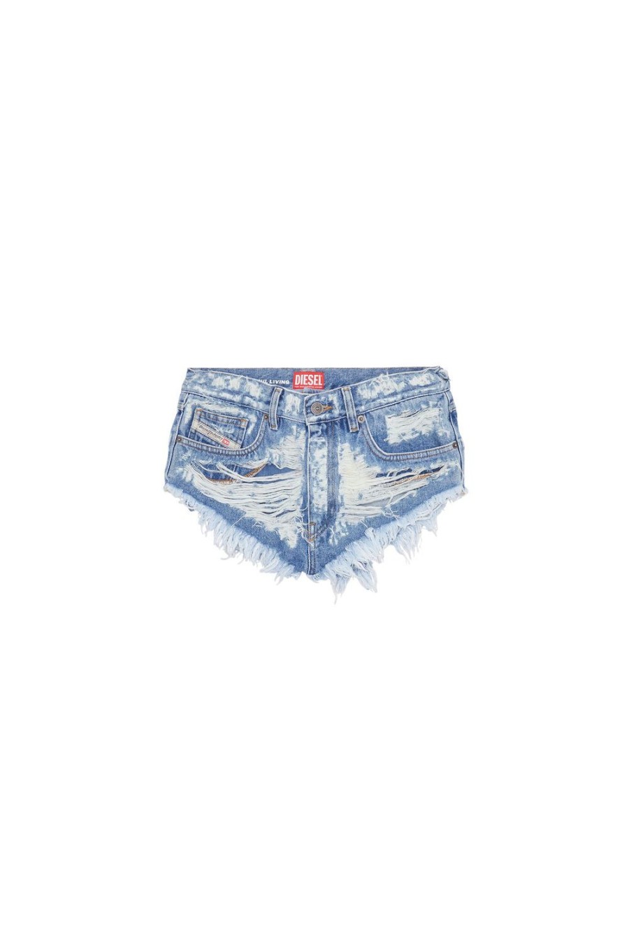 Damen Diesel Hosen Und Shorts | De-Nalur Hellblau