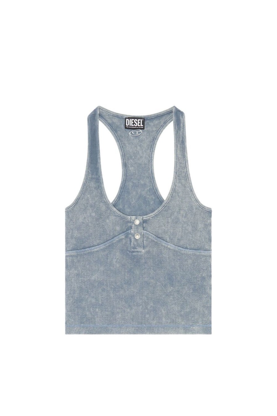 Damen Diesel T-Shirts Und Tops | T-Aniesse Hellblau