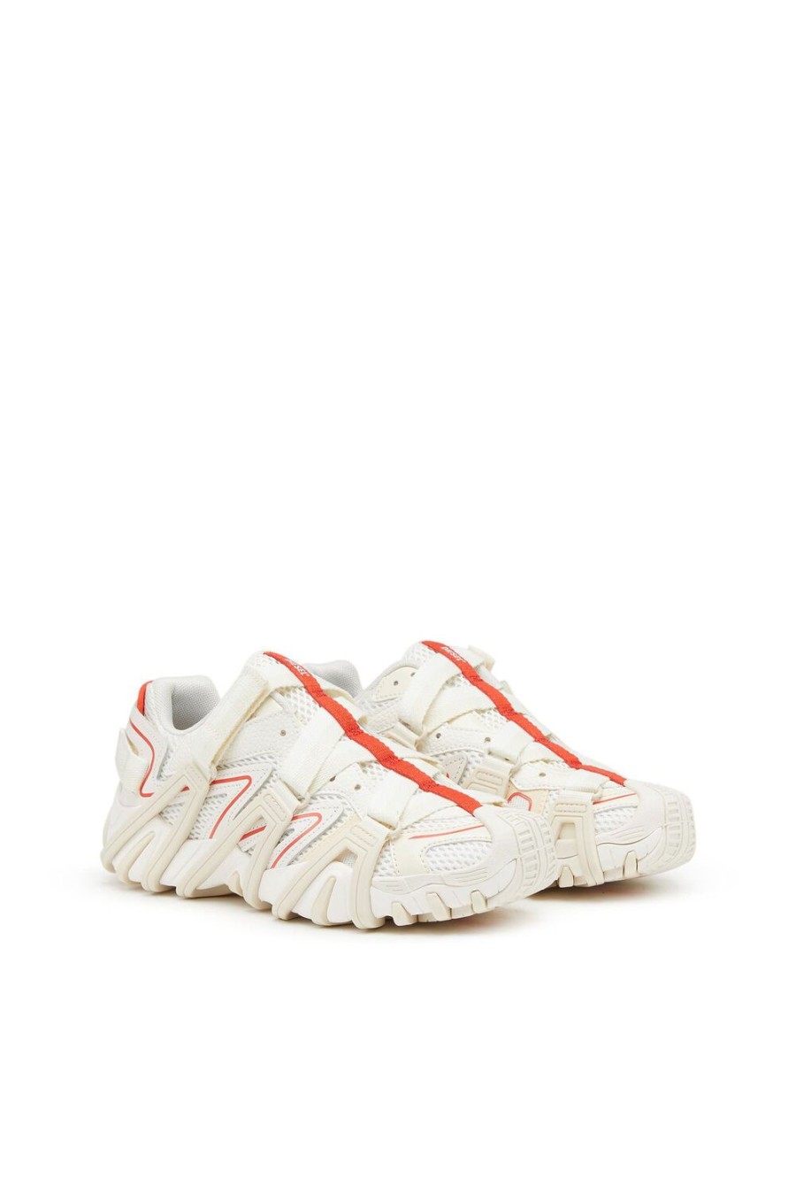 Damen Diesel Sneakers | S-Prototype-Crw Weiss/Orange