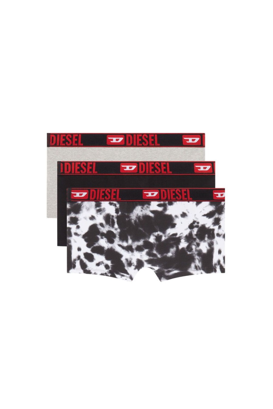 Herren Diesel Unterwasche | Umbx-Damienthreepack Schwarz/Grau