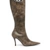 Damen Diesel Stiefel | D-Venus Hbt Braun