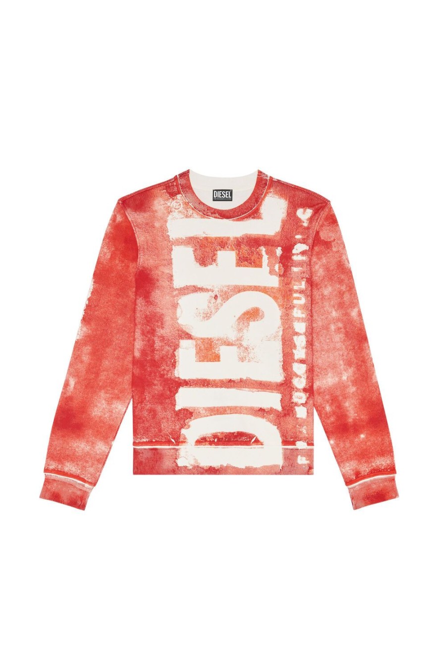 Herren Diesel Sweatshirts | S-Giny Rot