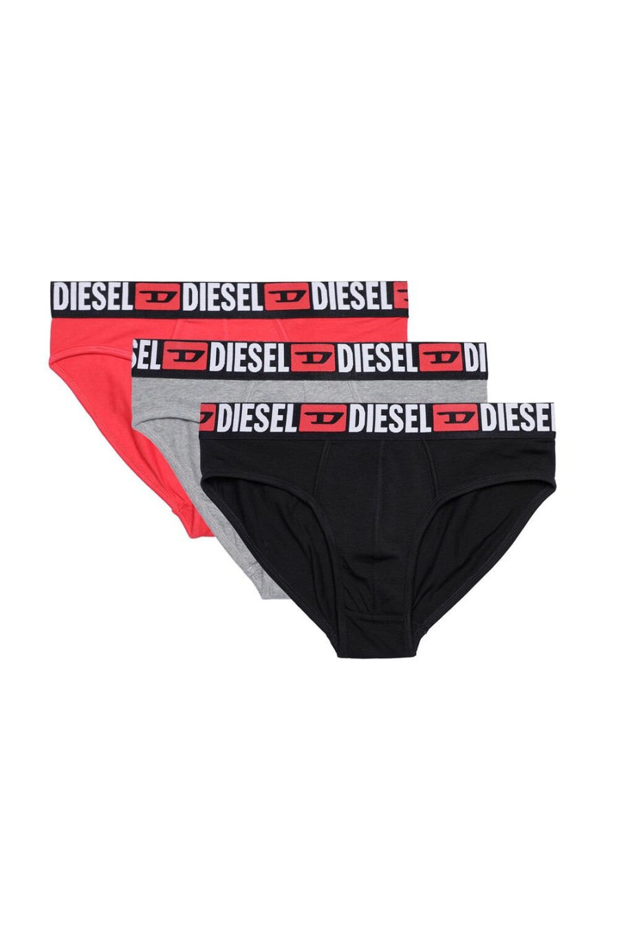 Herren Diesel Unterwasche | Umbr-Andrethreepack Schwarz/Grau