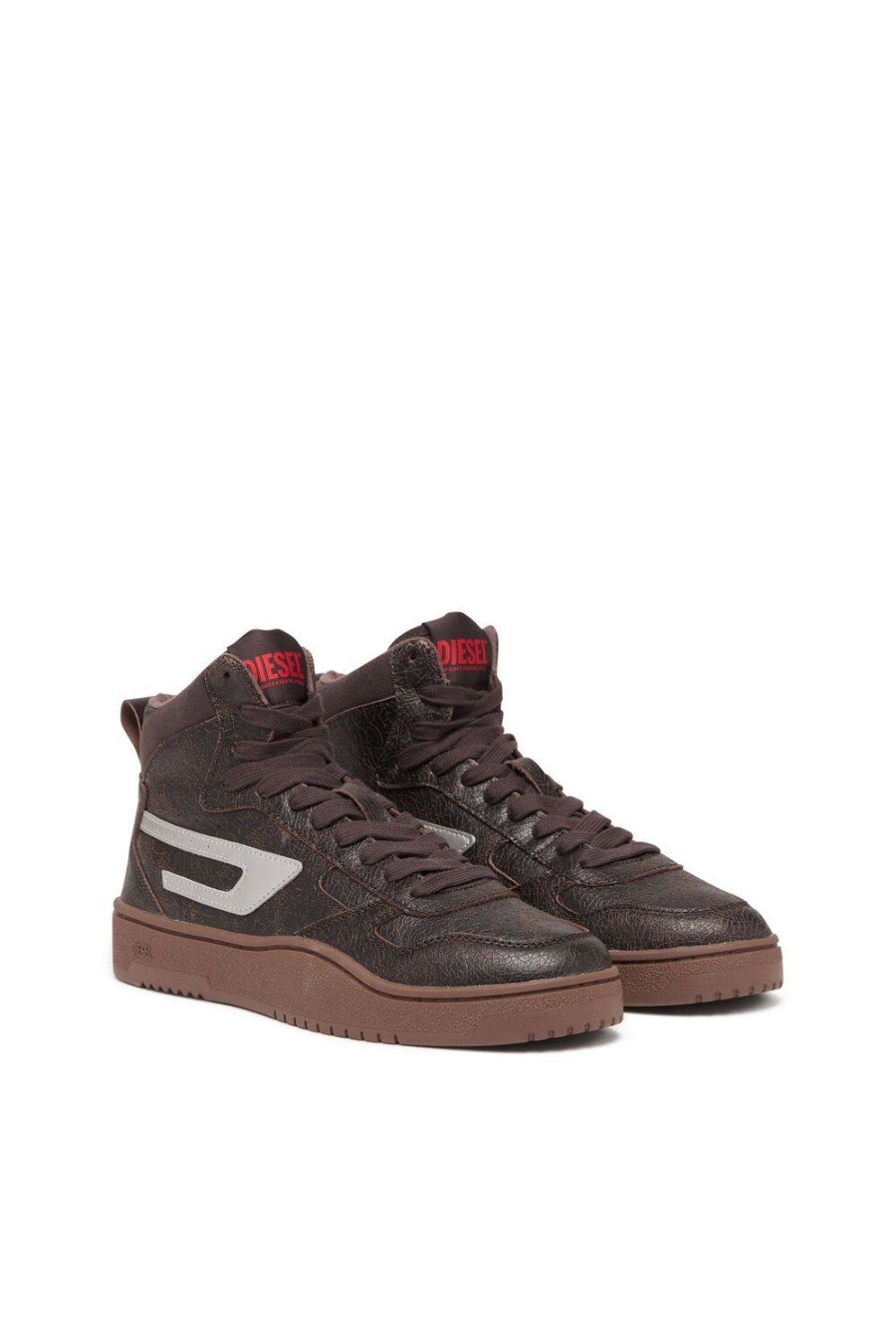 Herren Diesel Sneakers | S-Ukiyo V2 Mid Braun/Grau