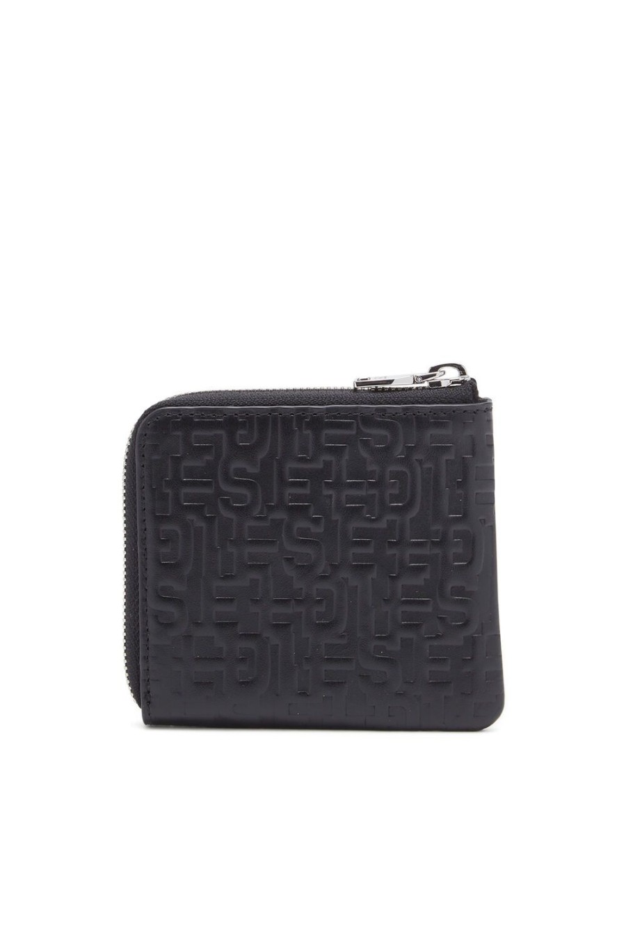 Herren Diesel Geldbeutel | Pc Monogram Card Holder Pouch Schwarz