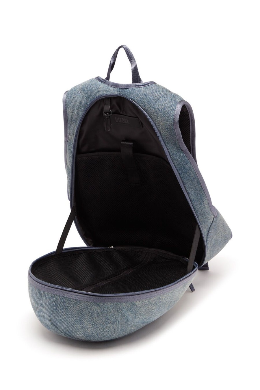 Herren Diesel Rucksacke | 1Dr-Pod Backpack Blau/Weiss