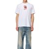 Herren Diesel T-Shirts | T-Just-N11 Weis