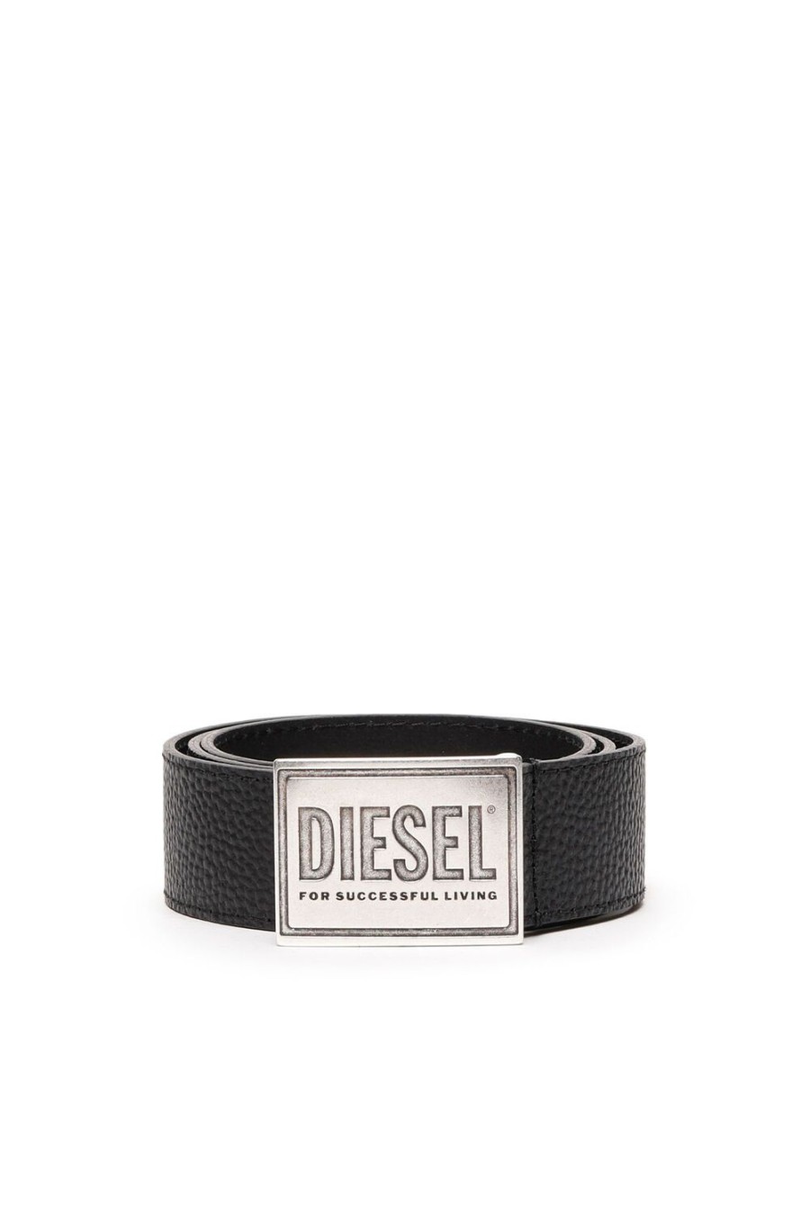 Herren Diesel Gurtel | B-Grain Ii Schwarz