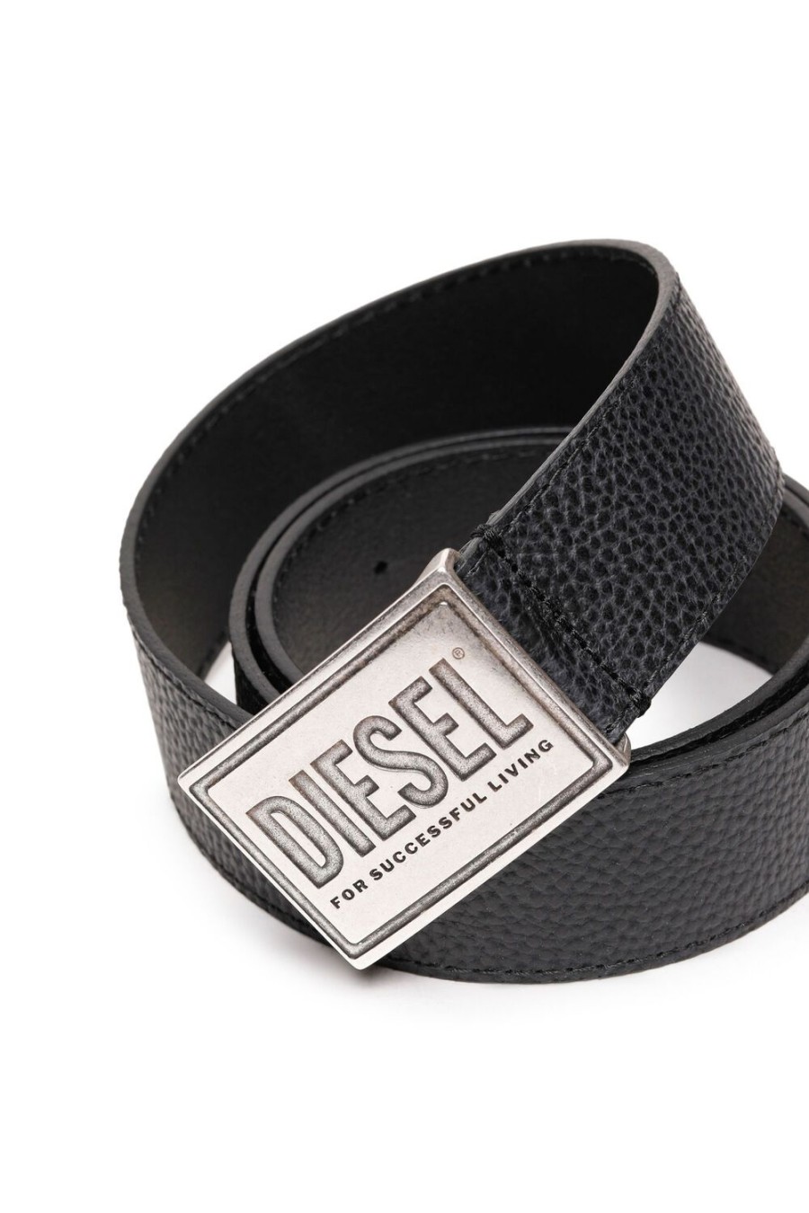 Herren Diesel Gurtel | B-Grain Ii Schwarz