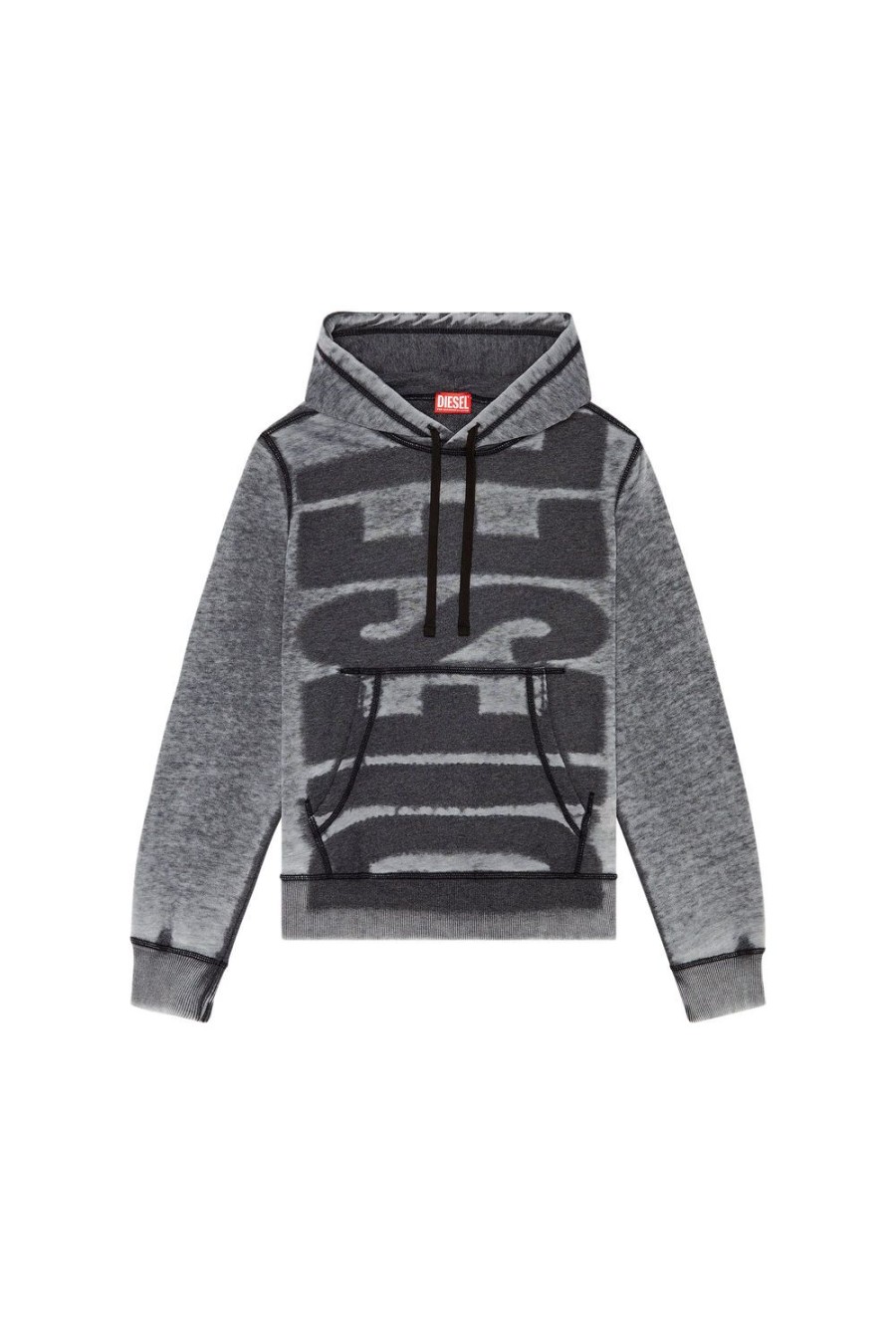 Herren Diesel Sweatshirts | S-Ginn-Hood-L1 Schwarz