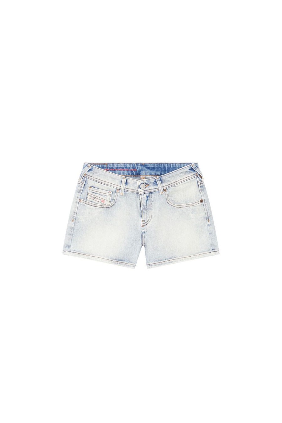 Damen Diesel Hosen Und Shorts | De-Lyla-Short Hellblau