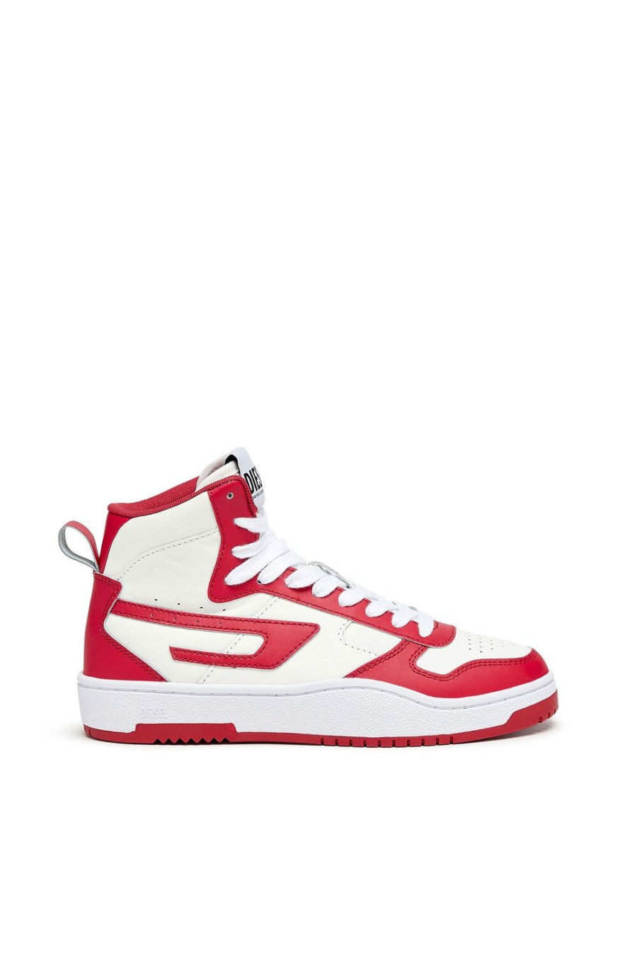 Damen Diesel Sneakers | S-Ukiyo V2 Mid W Weiss/Rot