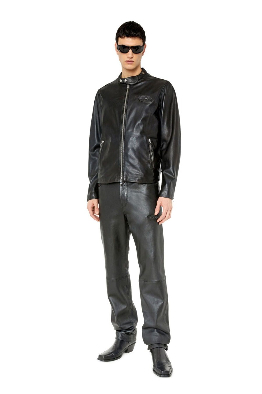 Herren Diesel Jacken | L-Metal Schwarz