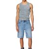 Herren Diesel Hosen Und Shorts | Regular-Short Hellblau