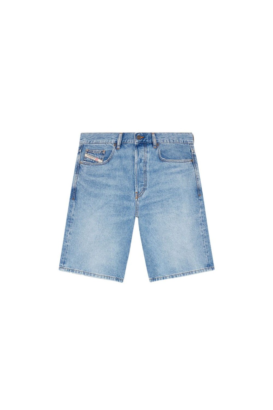 Herren Diesel Hosen Und Shorts | Regular-Short Hellblau