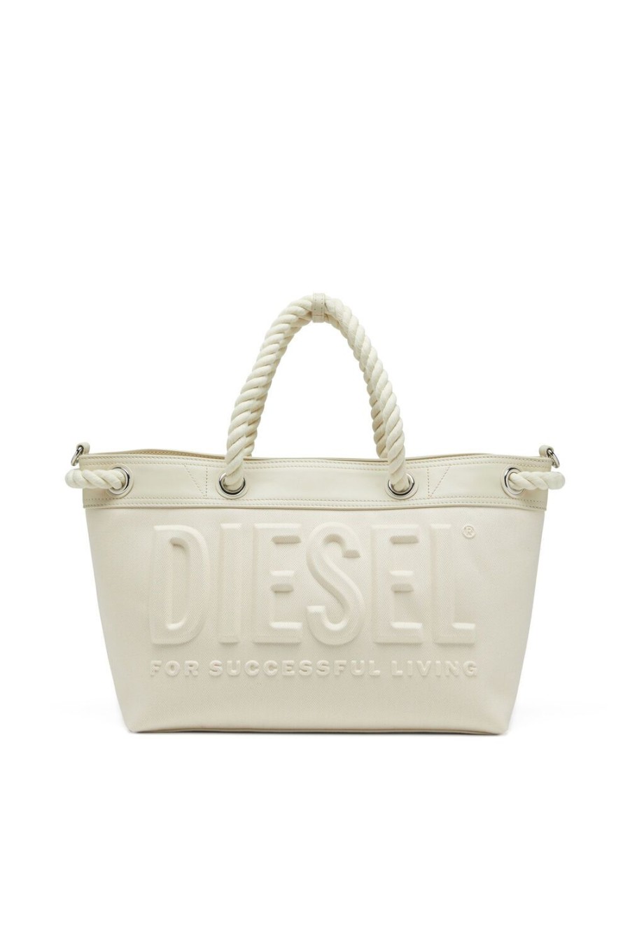 Damen Diesel Shoppertaschen | Rope Tote M Weis