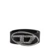 Damen Diesel Gurtel | B-1Dr Strass Schwarz