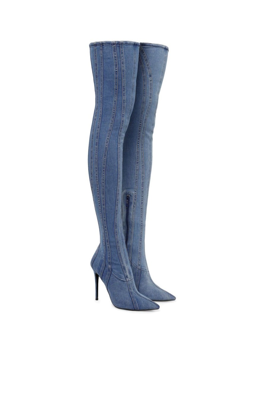 Damen Diesel Stiefel | D-Yucca Otk Blau