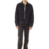 Herren Diesel Jacken | D-Barcy Trucker Jacket Schwarz/Dunkelgrau