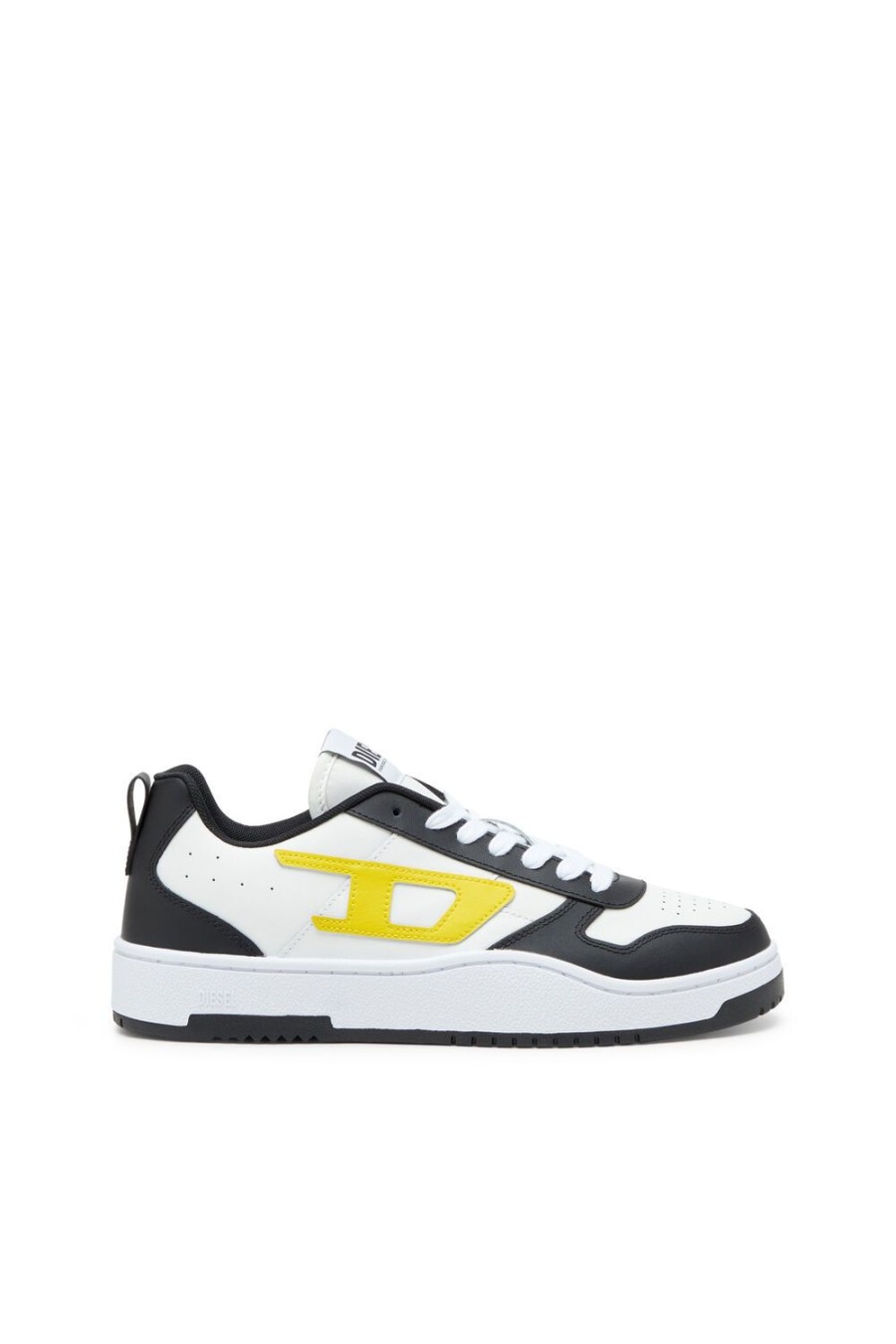 Herren Diesel Sneakers | S-Ukiyo V2 Low Weiss/Gelb