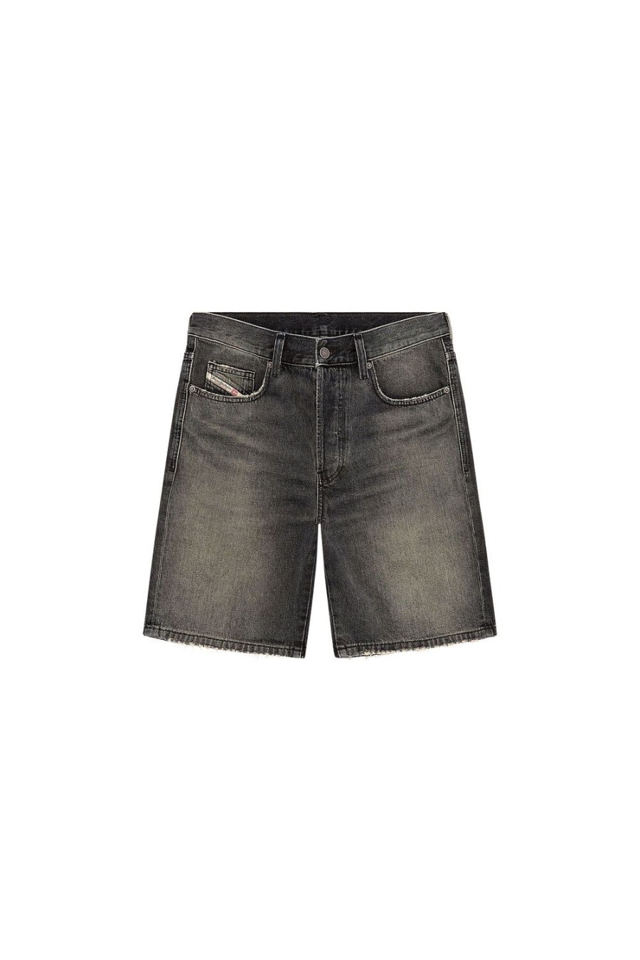 Herren Diesel Hosen Und Shorts | Regular-Short Schwarz