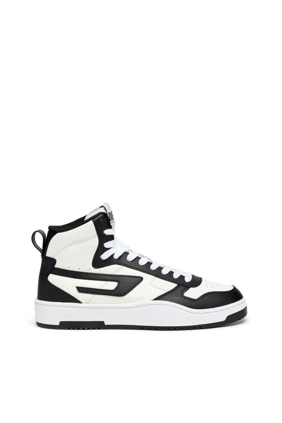 Herren Diesel Sneakers | S-Ukiyo V2 Mid Weiss/Schwarz