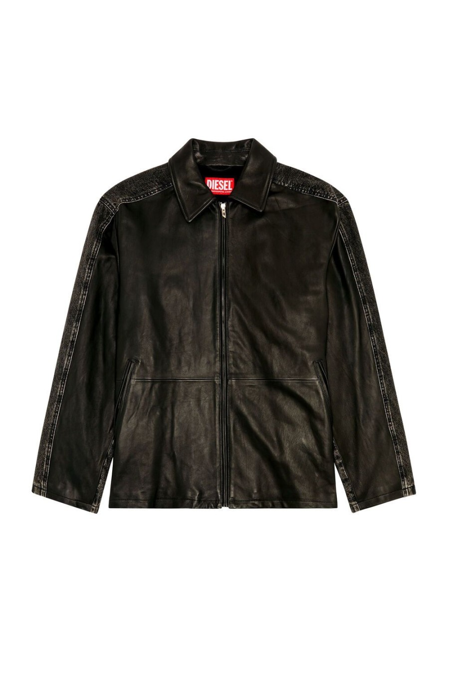 Herren Diesel Jacken | L-Stoller Schwarz