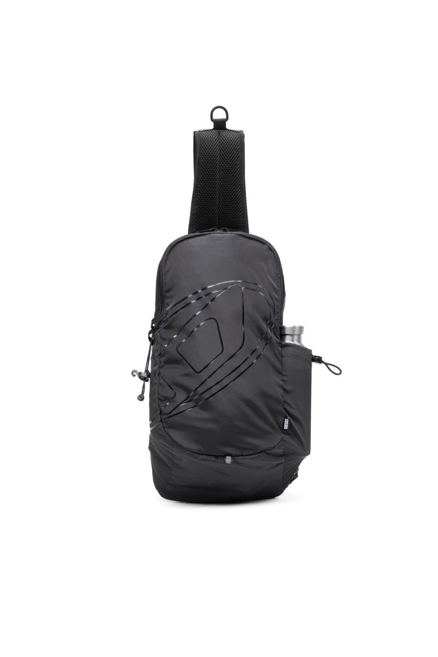 Herren Diesel Rucksacke | Drape Sling Bag Schwarz