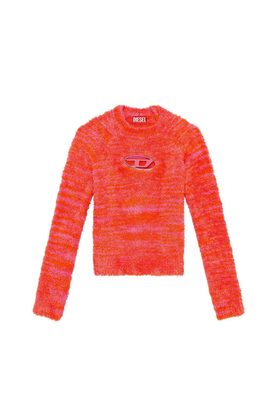 Damen Diesel Pullover | M-Kyra Rosa/Orange