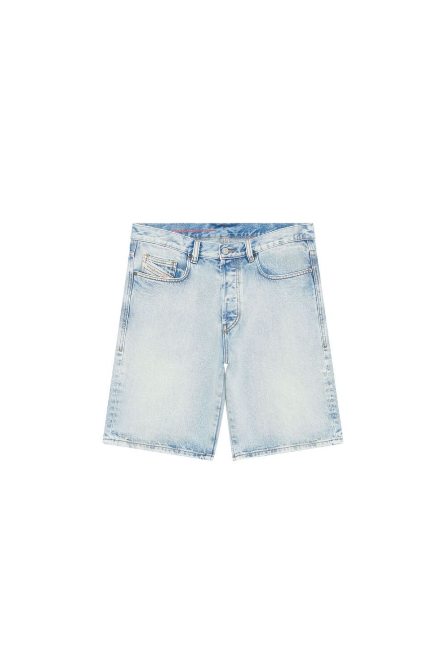 Herren Diesel Hosen Und Shorts | Regular-Short Hellblau