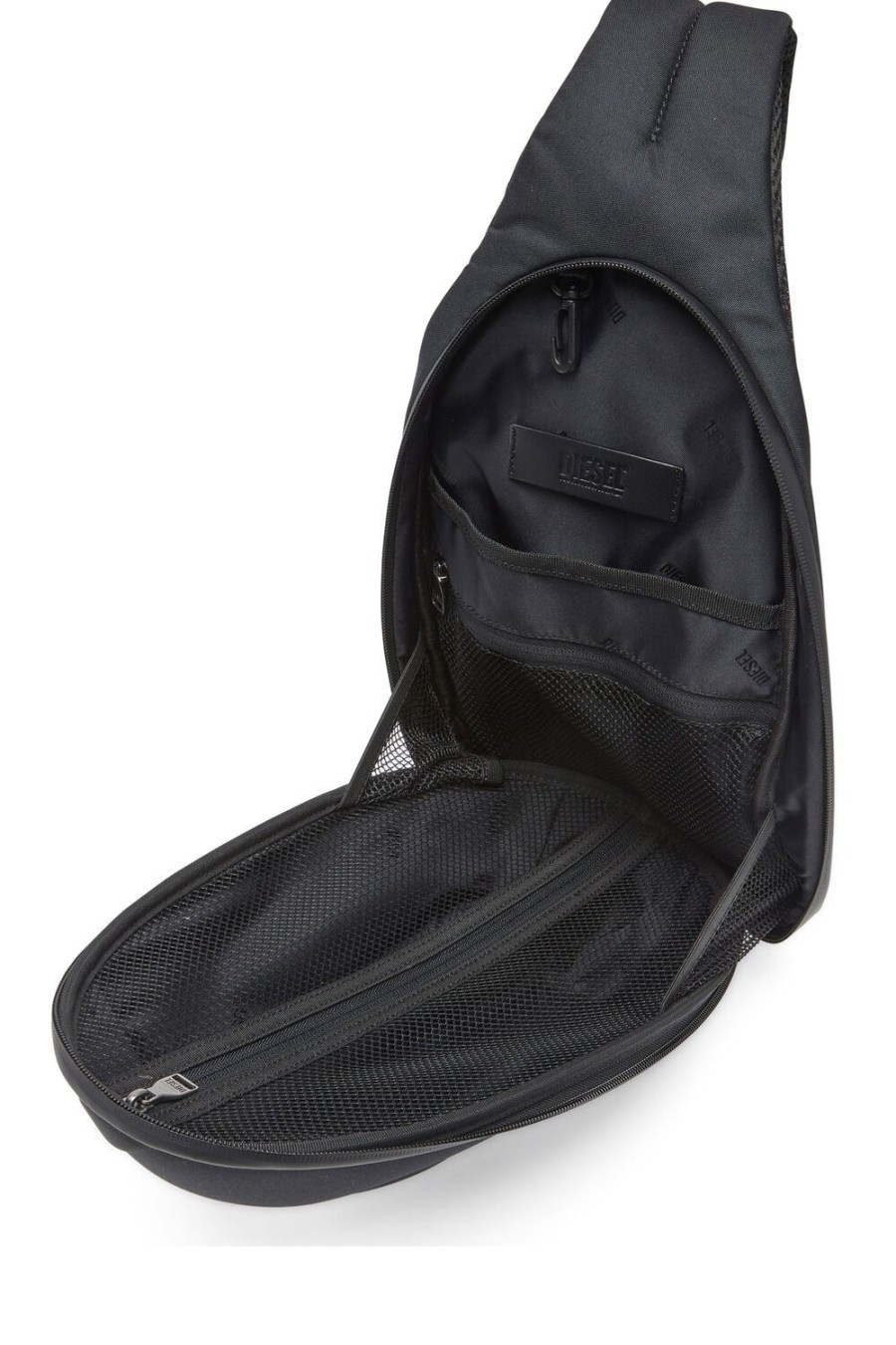 Herren Diesel Rucksacke | 1Dr-Pod Sling Bag Schwarz