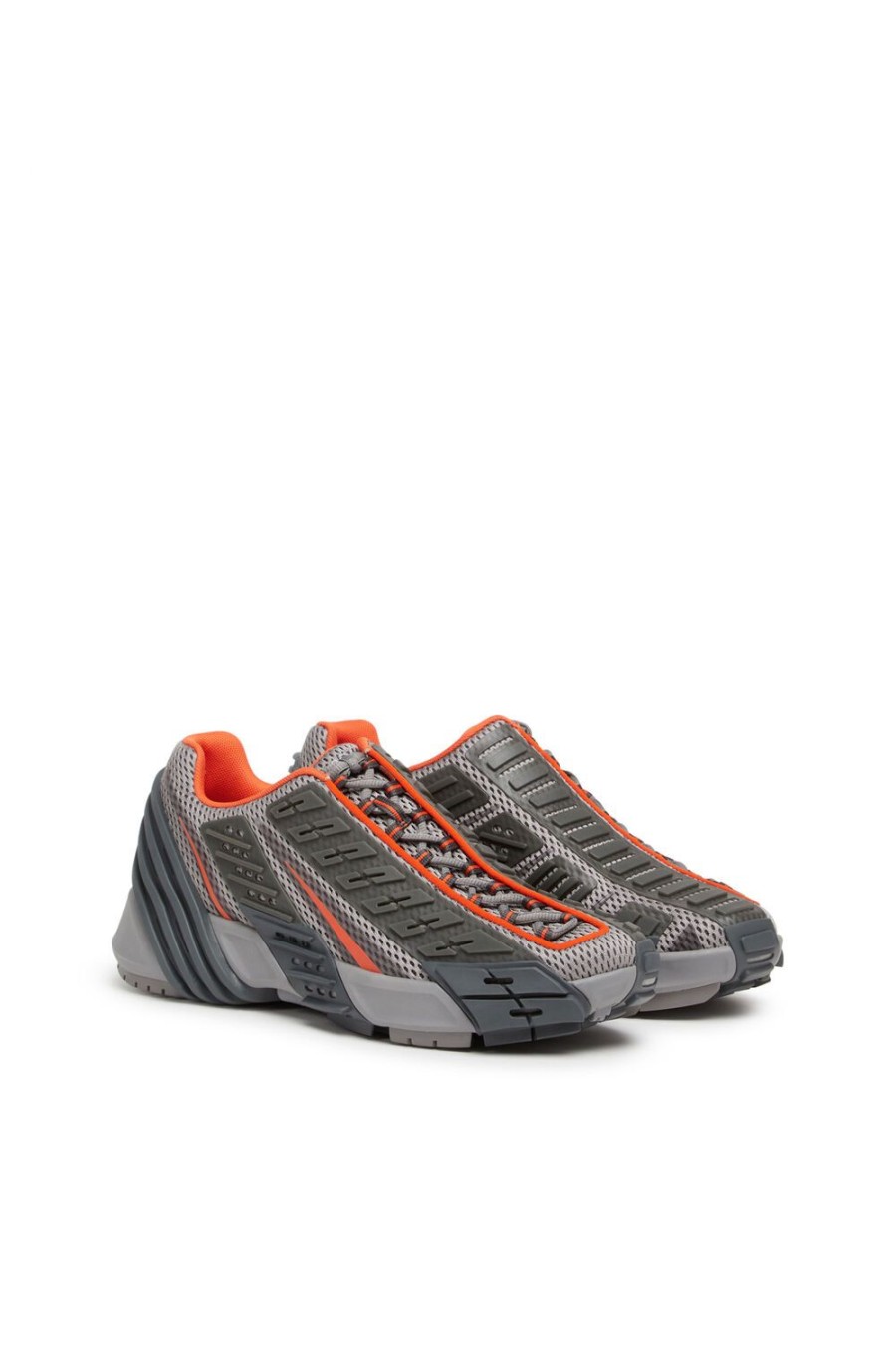 Herren Diesel Sneakers | S-Prototype V2 Grau/Orange