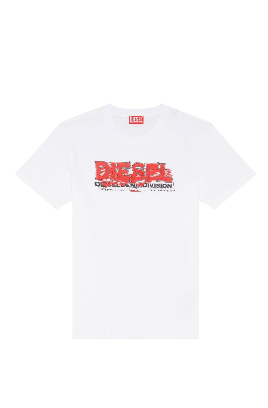 Herren Diesel T-Shirts | T-Diegor-K70 Weis