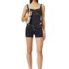 Damen Diesel Hosen Und Shorts | De-Lyla Short Pants Schwarz/Dunkelgrau