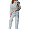 Damen Diesel Jacken | De-Slimmy-S Hellblau