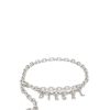 Damen Diesel Gurtel | B-Charm Chain Silber