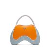 Damen Diesel Handtaschen | Play Top Handle Orange/Grau