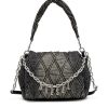 Damen Diesel Schultertaschen | Charm-D Shoulder M Schwarz