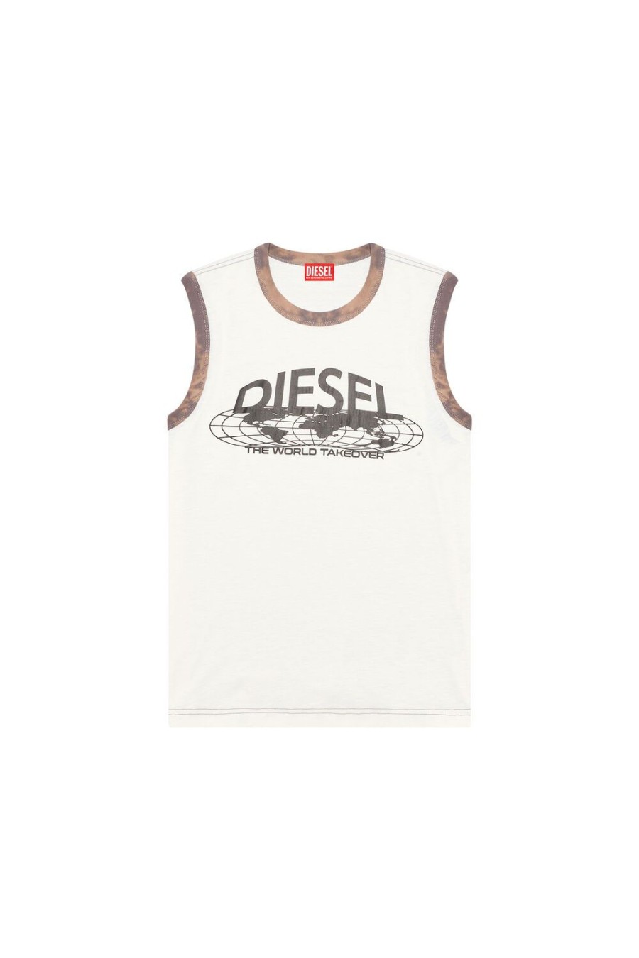 Herren Diesel T-Shirts | T-Bisco-L1 Weis