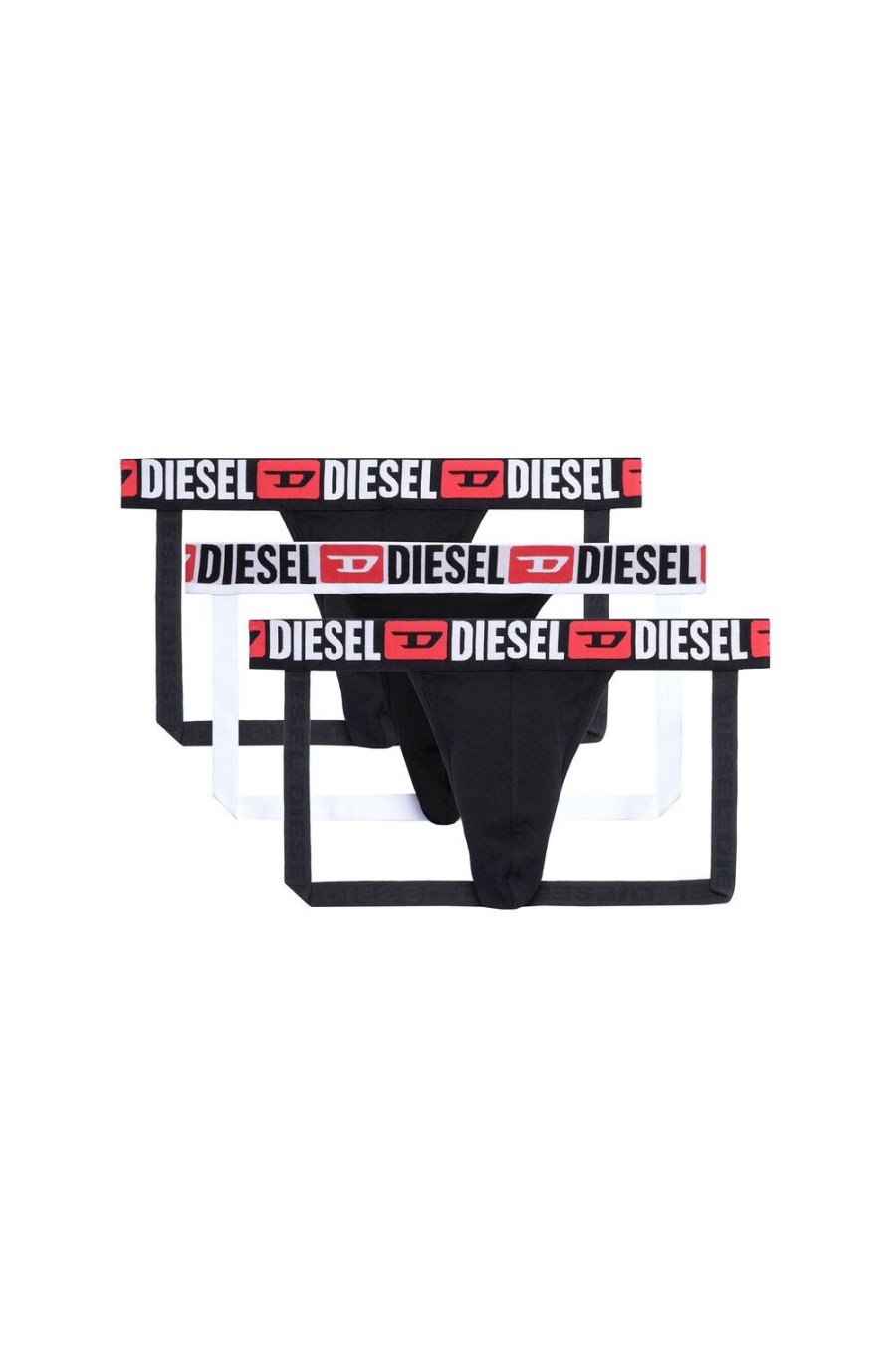 Herren Diesel Unterwasche | Umbr-Jockythreepack Schwarz