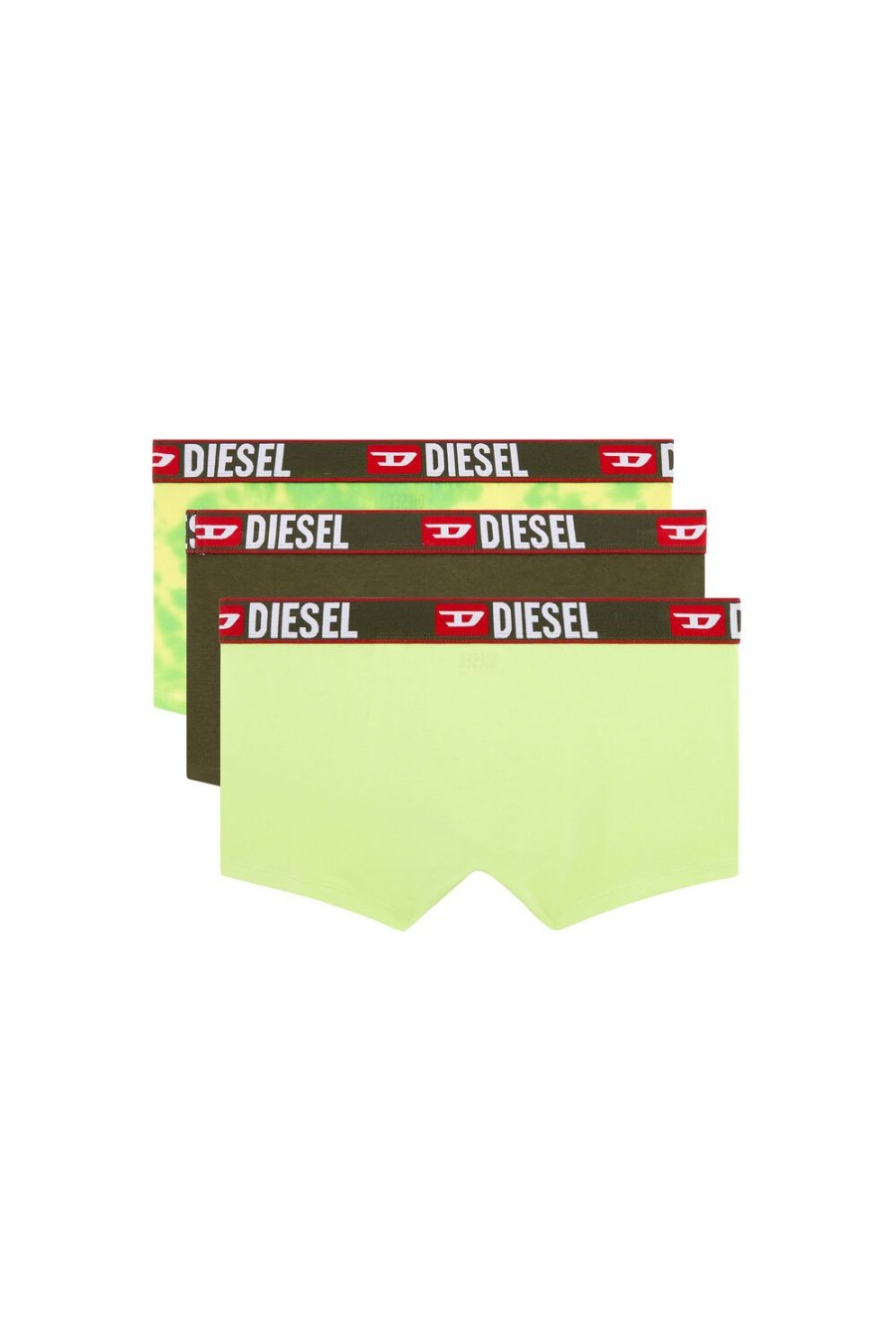 Herren Diesel Unterwasche | Umbx-Damienthreepack Schwarz/Grun