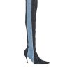 Damen Diesel Stiefel | D-Venus Tbts Blau/Schwarz