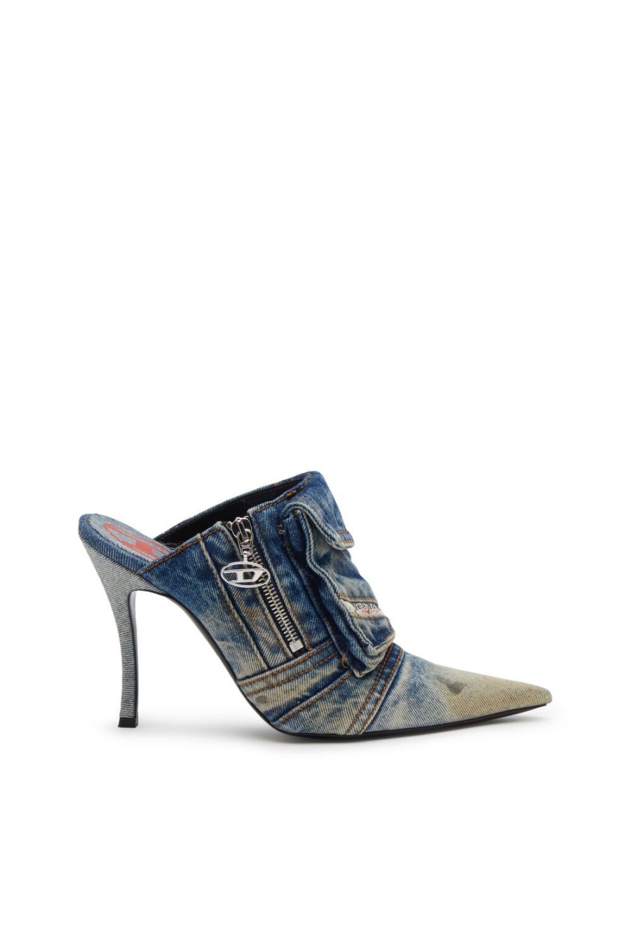 Damen Diesel Mules | D-Venus Pocket Ml Blau